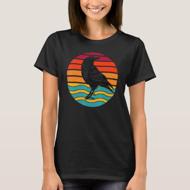 Ich mag Crows Viking Crow T-Shirt (Vorderseite)