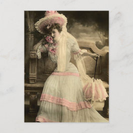 Ich mag das Rosa Postkarte