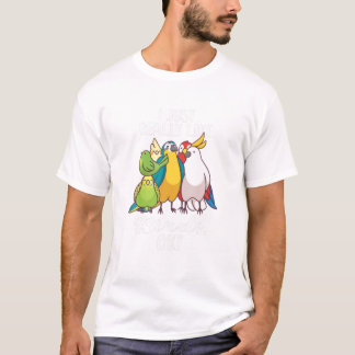 Ich mag den Vogelpapagei Cockatoo Budgeriga wirkli T-Shirt