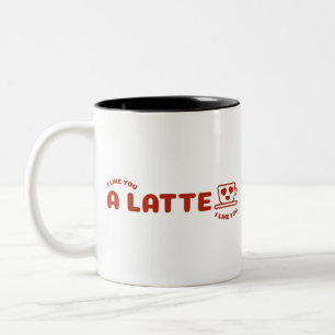 Ich mag dich sehr zweifarbige tasse