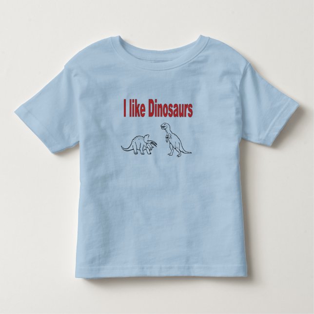 Ich mag DinosaurierkinderT - Shirt (Vorderseite)