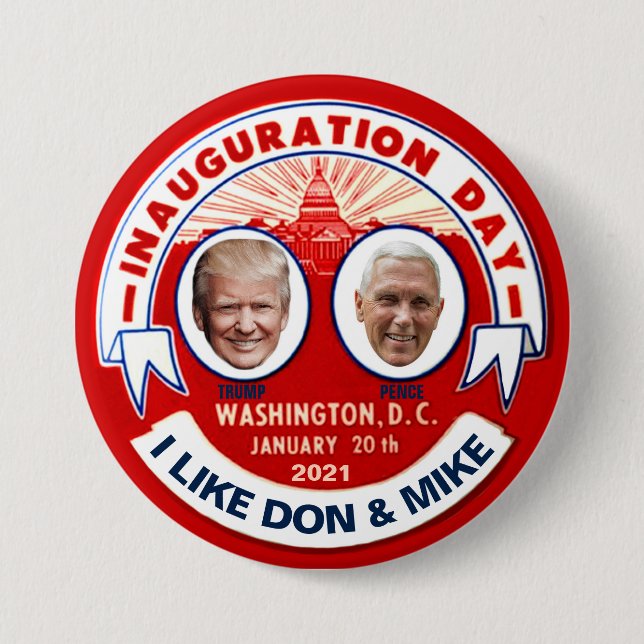 Ich mag Don & Mike Button (Vorderseite)