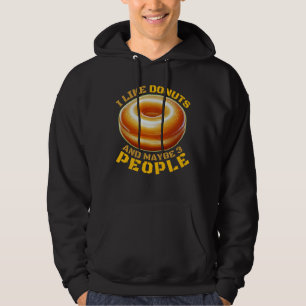 Ich mag Donuts und vielleicht 3 Personen Hoodie