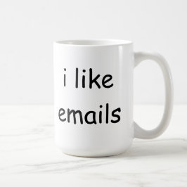 Ich mag E-Mail-Kaffee-Tasse Kaffeetasse