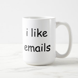 Ich mag E-Mail-Kaffee-Tasse Kaffeetasse