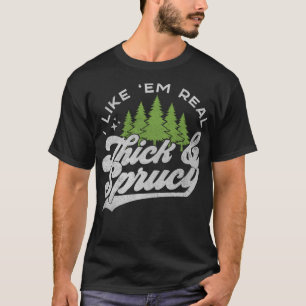 Ich mag Echt dick und zart Funny Funny Christmas T T-Shirt