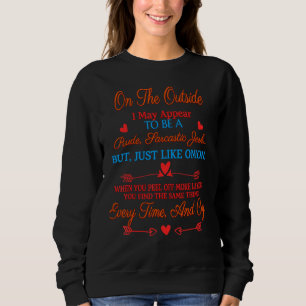 Ich mag ein rudes Funny Sarcasm sein Sweatshirt