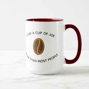 Ich mag eine Tasse Joe mehr...   Funny Coffee Slog