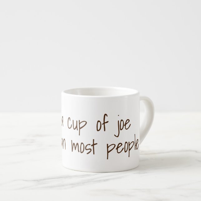 Ich mag eine Tasse Joe mehr... | Funny Coffee Slog (Vorderseite Rechts)