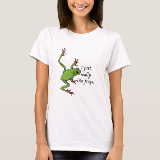 Ich mag einfach Frösche wirklich gerne T-Shirt