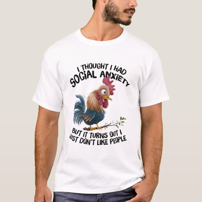 Ich mag einfach keine Leute T-Shirt (Vorderseite)
