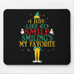 Ich mag einfach nur lächeln. Lächeln ist mein Lieb Mousepad