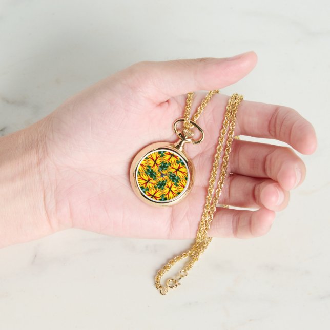 Ich mag einzigartige Blume Armbanduhr (Hand)