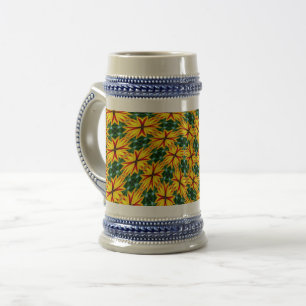 Ich mag einzigartige Blume Bierglas