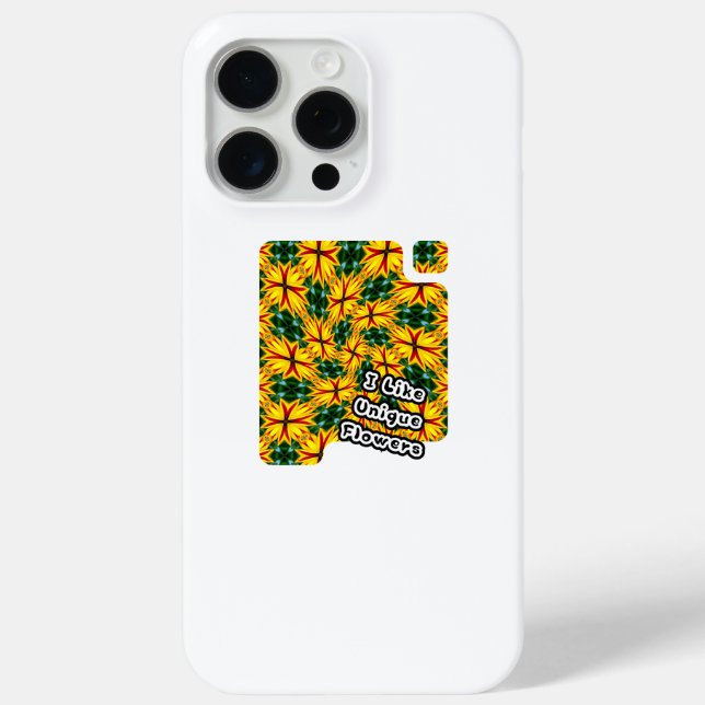 Ich mag einzigartige Blume Case-Mate iPhone Hülle (Rückseite)