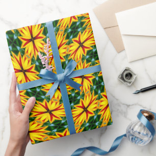 Ich mag einzigartige Blume Geschenkpapier