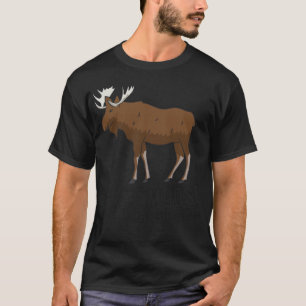 Ich mag Elch und vielleicht 3 Leute lustige Elch i T-Shirt
