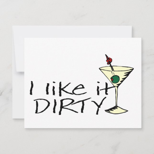 Ich mag es Dirty Martini (Vorderseite)
