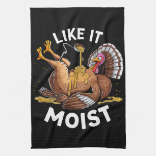 Ich mag es feuchte Thanksgiving-Puter-Gravy Geschirrtuch