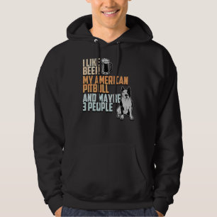 Ich mag es, mein amerikanischer Pitbull zu sein un Hoodie