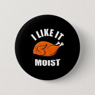 Ich mag es Mois Thanksgiving-Kostüm Truthahnbein-T Button