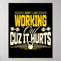 Ich mag es nicht, mich im Fitnessstudio zu quälen,