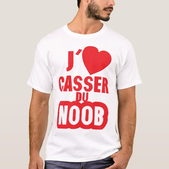 Ich mag es, Noob-Gammel zu zerbrechen T-Shirt (Vorderseite)
