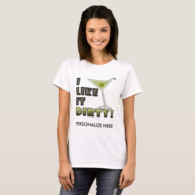 ICH MAG ES SCHMUTZIG! Schmutziger T-Shirt (Vorne ganz)