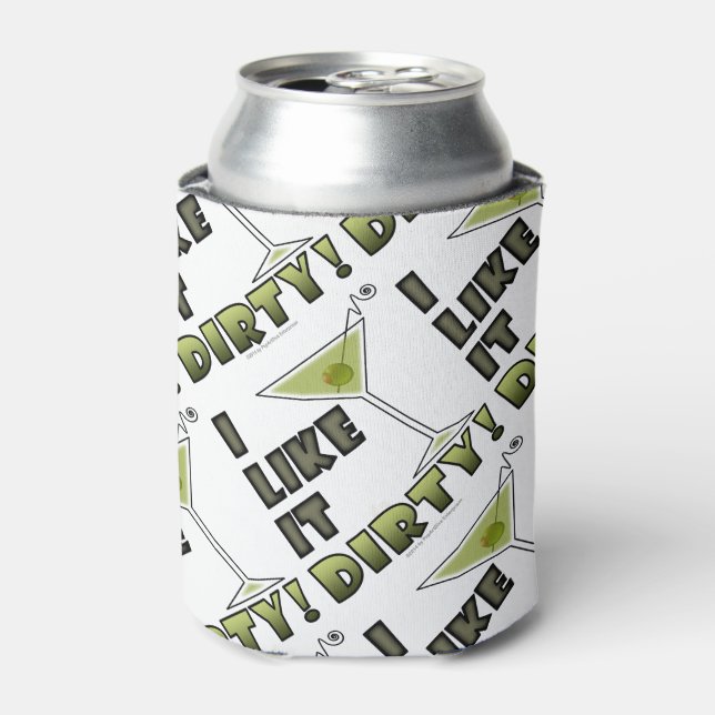 ICH MAG ES SCHWER! Dirty Martini Cocktail Spaß Dosenkühler (Kanne Vorderseite)