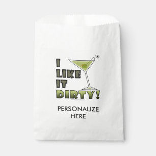 ICH MAG ES SCHWER! Dirty Martini Cocktail Spaß Geschenktütchen
