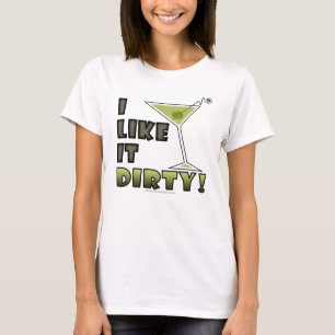 ICH MAG ES SCHWER! Dirty Martini Cocktail Spaß T-Shirt