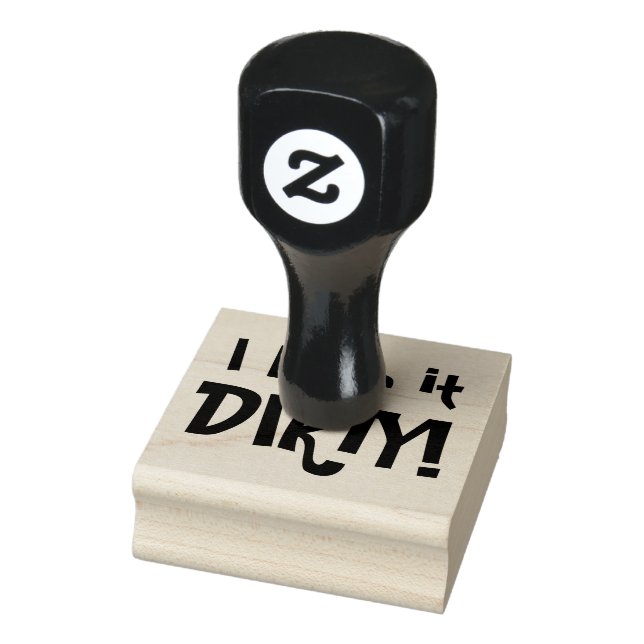 ICH MAG ES SCHWER! Dirty Martini Spaß Gummistempel (Stempel)