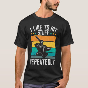 Ich mag es, Stuff wiederholt Metalsmith zu schmied T-Shirt