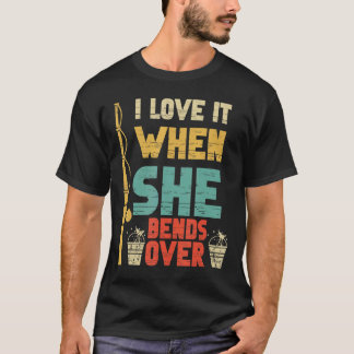 Ich mag es, wenn sie über den Fischfang hinausschi T-Shirt