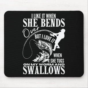 Ich mag es, wenn sie über den Vater fliegt Funny F Mousepad