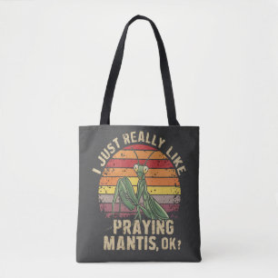 Ich mag es wirklich, Mantis Ok Insekt Retro zu bet Tasche