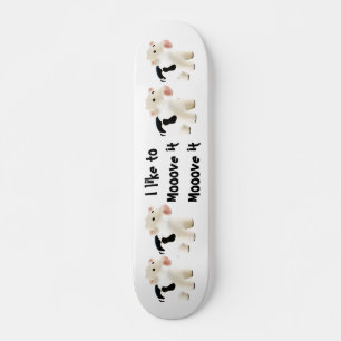 Ich mag es zu bewegen, rüber ... Kuh Skateboard