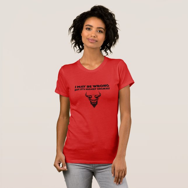 Ich mag falsch liegen, aber es ist sehr unwahrsche T-Shirt (Vorne ganz)