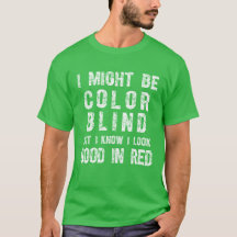 Ich mag farbenblind sein, aber ich weiß, dass ich