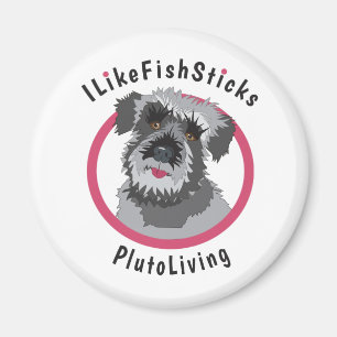 Ich mag Fischstämme Magnet