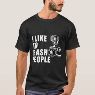 Ich mag Flash People Camera Tshirt