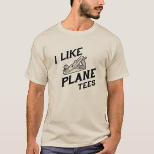 Ich mag Flugzeug T-Shirts
