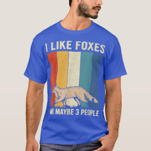 Ich mag Foten und vielleicht 3 Leute für immer T-Shirt