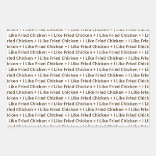 Ich mag Fried Chicken Geschenkpapier Set