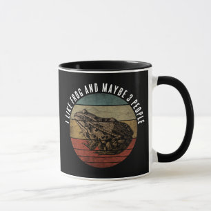 ICH MAG FROSCH UND VIELLEICHT 3 PERSONEN TASSE