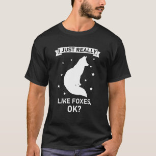 Ich mag Füchse einfach gut? - Funny Fox T-Shirt