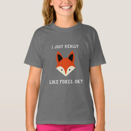 Ich mag Füchse einfach gut T-Shirt