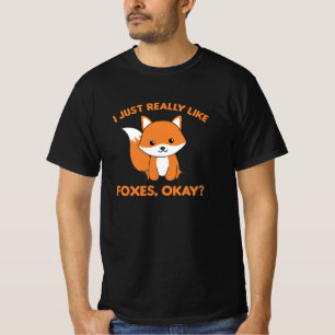 Ich mag Füchse einfach wie Funny Fox T-Shirt