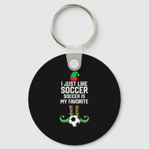 Ich mag Fußball - Funny Soccer Football Schlüsselanhänger