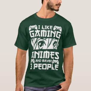 Ich mag Gaming & Animes Japan Kultur Manga T-Shirt